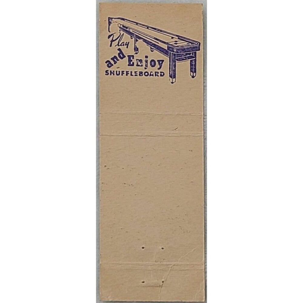 Vintage Matchbook Cover Braugh’s Tavern Monticello IN Indiana Green - Picture 3 of 5